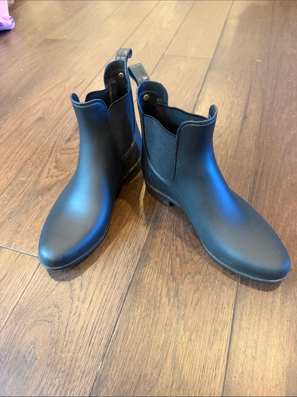 Sam Edelman Tinsley Black Rubber Rain Boots Size 7 - C54-100